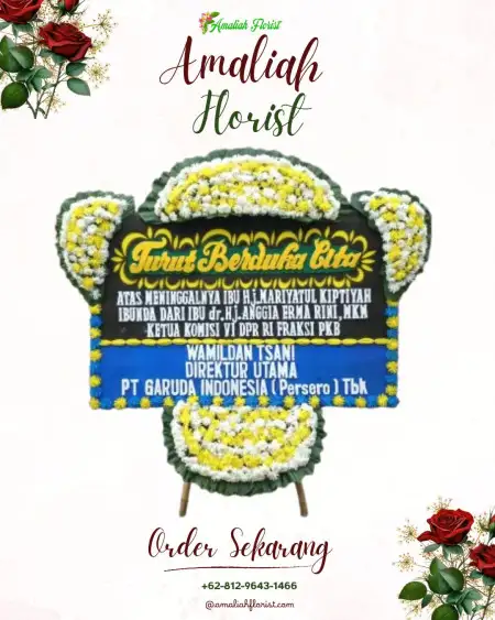 Papan Bunga Duka Gajah